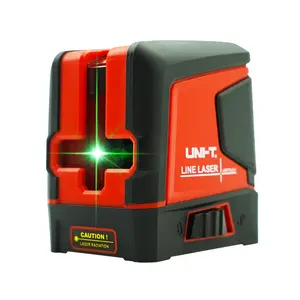 UNI-T LM570LD-II 2 Garis Sinar Laser Hijau, Alat Pengukuran Kedataran Mandiri Vertikal Horizontal Garis Silang