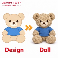Ours en peluche personnalisé avec t-shirt, bandana ou tablier – Cadeau promotionnel d'entreprise OEM/ODM, mascotte de marque