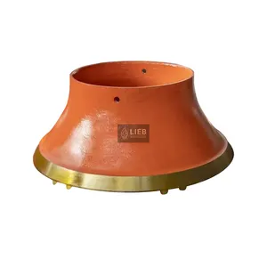 Factory Outlet Mantles and Bowl Liners For Eagle Crusher Mining Machine Parts Manganese Chromium Alloy Crusher Spare Part