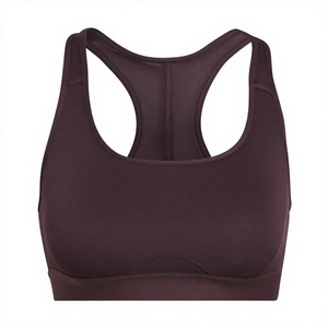 Soutien-gorge de yoga premium et confortable en tissu nylon extensible pour la course, le cyclisme et l'entraînement, à impact moyen, dos croisé, élégant, pour le sport - Product Image 1