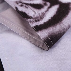 3pcs <span class=keywords><strong>Tiger</strong></span> microfiber Duvet cover <span class=keywords><strong>sets</strong></span> 3D bộ đồ giường đầy đủ/Nữ Hoàng kích thước cho trẻ em nhăn, phai, vết kháng - Product Image 3