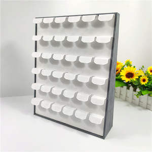 Expositor de Joyería Vertical de Metal Cepillado de Gran Capacidad para Pendientes de Botón, Suministrado por el Fabricante - Product Image 5