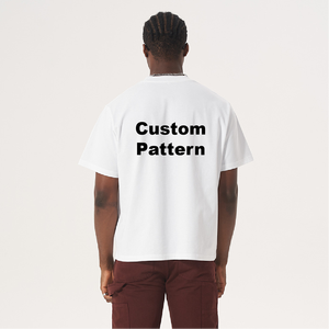 T-shirts en pur coton 220g, broderie ajourée de luxe, sur mesure pour cadeaux VIP haut de gamme, vêtements décontractés pour événements haut de gamme - Product Image 2