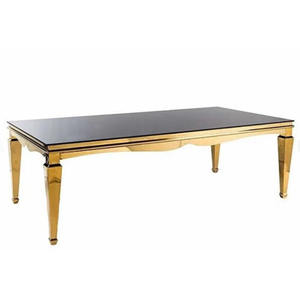 أحدث صيحات حفل زفاف ، أثاث الفندق ، طاولات مستديرة مربعة من الفولاذ المقاوم للصدأ - Product Image 1