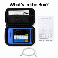 Testeur OTDR portable compact 7-en-1 à fibre optique 22/24dB 1310nm 1610nm 1550nm VFL OPM OLS avec écran tactile