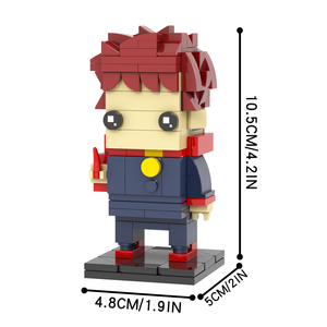 MOOXI Riko Orimoto Ryomen Sukuna Itadori Yuji Gojo Satoru <span class=keywords><strong>Fushiguro</strong></span> <span class=keywords><strong>Megumi</strong></span> Kugisaki Nobara Blocs de construction en plastique Anime Jouets - Product Image 5