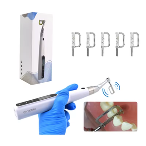Kit Portátil Odontológico Elétrico Multimodo para Remoção de Esmalte Interproximal e Polimento com Peça de Mão Curva Ortodôntica - Product Image 2