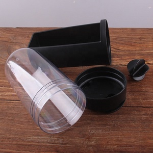Bouteille de shaker à protéines personnalisée de 600 ml, mignonne, transparente, en plastique, avec impression de logo - Product Image 6