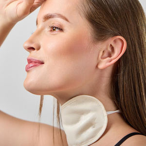 Compresse réutilisable à l'huile de ricin pour le cou, enveloppement doux pour la thyroïde, en coton, ajustement confortable - Product Image 2
