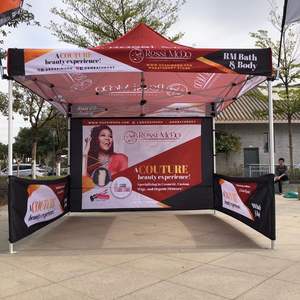 Tente Pop-Up 3x3m avec parois latérales, Tentes Zippées pour Salons Professionnels, Extérieur, <span class=keywords><strong>Garage</strong></span> Automobile, Gazebo - Product Image 2