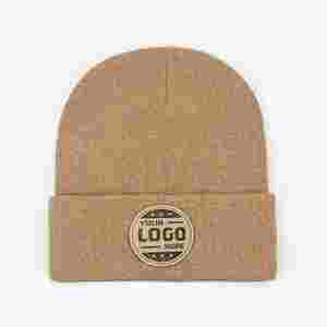 Unisex Casual Toque con Patch in pelle personalizzata con motivo mimetico con bracciale in acrilico per abbigliamento da spiaggia con Logo del marchio - Product Image 4