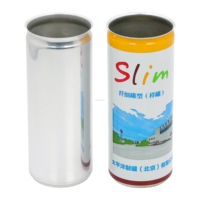 Boîtes de conserve en aluminium pour boissons, format stubby, standard, élégant et mince, 187 ml, 250 ml, 330 ml, 500 ml # 202 Couvercles pour boissons