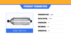 มอเตอร์ Bt30 Er32 Er11 Er20มอเตอร์800W 24000RPM มอเตอร์สปินเดิลสำหรับตัดระบายความร้อนด้วยน้ำอุปกรณ์เสริมเต็มรูปแบบพร้อมมอเตอร์สปินเดิลมอเตอร์ตัวควบคุม - Product Image 6