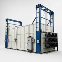 Type direct de chariot à 6 cadres d'usine four vieillissant  petit four industriel de profil en aluminium d'extrusion
