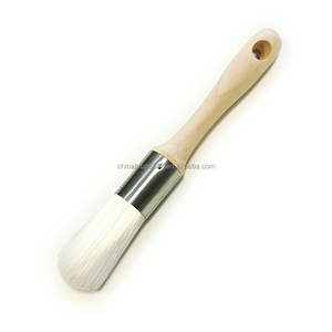 Spazzola in setola industriale e artigianale 0876794 per lucidare vernice per gesso e pennello per cera con supporto per personalizzazione OEM - Product Image 3