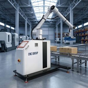 Bras de robot collaboratif à 6 axes pour la manutention et l'empilage de palettes, moteur PLC, multi-tension, dimensions personnalisables, système d'emballage, boîte de vitesses - Product Image 1