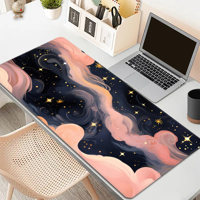 Custom HD Pattern Large Natural Rubber Game Mouse Pad Non-Slip Base Wear-Resistant and Waterproof Mouse Pad for Office