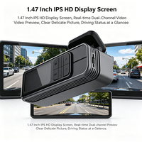VIEVGUARB VSQ10 Cámara para Coche con Grabación de Video, Monitor de Estacionamiento, Grabación en Bucle, Visión Nocturna, Sensor G, Control por Aplicación, 4K UHD, Lente Dual Gran Angular