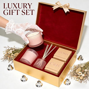 C&H Juego de Regalo Personalizable de Lujo para el Día de San Valentín |   Kit de Velas Aromáticas y Aromaterapia Estilo <span class=keywords><strong>Zara</strong></span> <span class=keywords><strong>Home</strong></span>, Decoración Romántica para el Hogar - Product Image 1