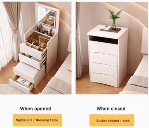 Bàn trang điểm nhỏ hiện đại thiết kế đơn giản giá rẻ đa năng bán chạy kèm gương dành cho nữ - Product Image 6