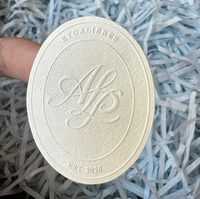 Étiquettes d'emballage personnalisées avec impression de logo, faible MOQ, autocollants en papier texturé de haute qualité et simples