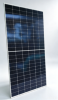 Panneau solaire monocristallin demi-cellule 450W tout noir, module photovoltaïque pour système d'irrigation hors réseau agricole