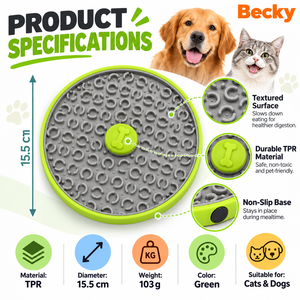 Tappetini per cani in TPR resistenti, lenta erogazione, per gabbia, giocattolo per addestramento, adatti per burro di arachidi e yogurt - Product Image 2