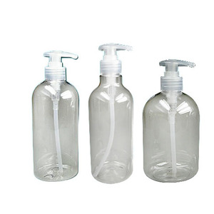 500ml Pump <b>Empty</b> Hand Sanitizer <b>Bottle</b> Big Volume PET Lotion <b>Bottle</b> with Screw Cap Skin Care Liquid Container - Product Image 1