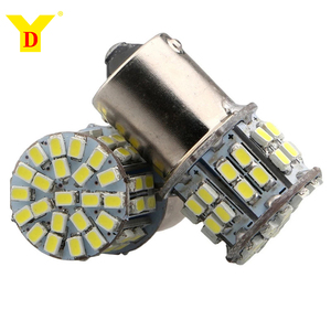 LED bianco 12V 50SMD BA15S <span class=keywords><strong>P21W</strong></span>/BAY15D P21/5W lampadine nuove condizioni di riserva per auto luci di svolta Motaraycle sistemi di illuminazione - Product Image 1