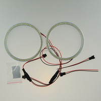 Pièces de véhicule, systèmes d'éclairage automobile, autres accessoires d'éclairage automobile, anneaux halo SMD 3528, phare de 126 mm, éclairage LED Angel Eyes pour voiture