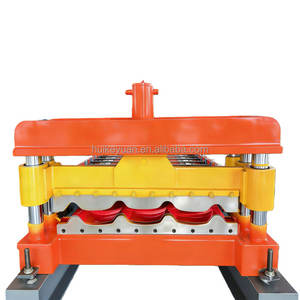 Afrika Glasierte Fliesen-Formmaschine Dachblech-Rollformmaschine Farbige Stahl-Stehfalzprofil-Kernherstellungsmaschine - Product Image 5