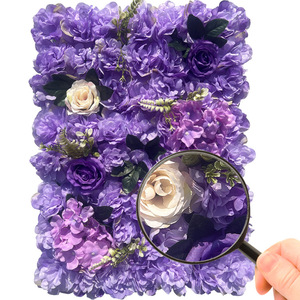 Panneaux muraux de fleurs artificielles en soie pour la décoration de mariage et de la maison - Product Image 6