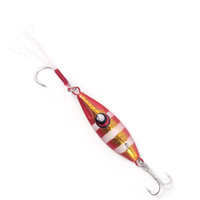 Nouveauté 30g 40g 60g Jig lumineux à chute lente, jig à lancer lent, leurre de pêche en eau salée, leurre de pêche en forme de papillon
