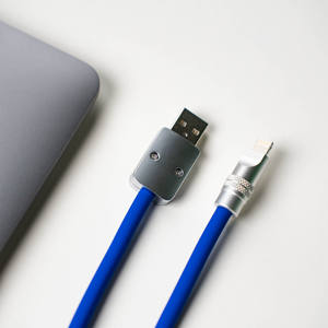 2025 Chubby Date Usb a à Câble D'éclairage Silicone Liquide <span class=keywords><strong>Incassable</strong></span> MFi Certifié C48 C94 Câble De Charge De Téléphone pour <span class=keywords><strong>iphone</strong></span> 14 - Product Image 6