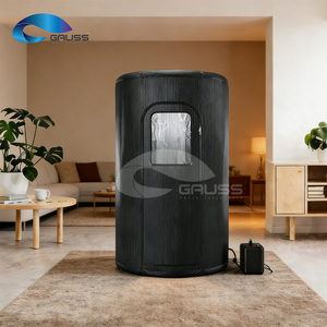 Sauna Inflable Portátil, Impermeable y Duradera, con Bomba de <span class=keywords><strong>Aire</strong></span> Eléctrica para Apartamentos, Casas Compactas, Vida Urbana, Espacio de Relajación Interior - Product Image 2