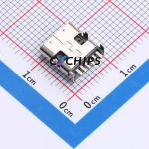 TYPE-C 6P WTL9.4 108 USB Connector SMD Connector Type-C Female Horizontal Mount 6P - Product Image 2