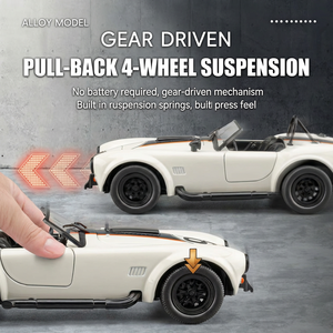 Modellino in Metallo Shelby 427 <span class=keywords><strong>Cobra</strong></span> Scala 1:22 con Luci, Suoni e Funzione Pull-Back - Auto Sportiva Die-cast - Product Image 5