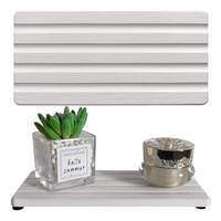 2 plateaux en pierre de diatomite absorbants pour évier, support de lavabo, séchage rapide, pieds antidérapants, style simple