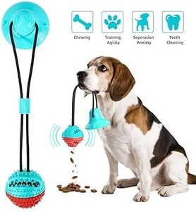 Jouets pour chiens agressifs, durables, écologiques, interactifs, avec ventouse, pour mâcher et nettoyer les dents, jouet multifonctionnel - Product Image 5