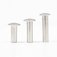 Rivet solide en acier inoxydable de 3 mm, 4 mm, 5 mm, 6 mm, tête de charnière en aluminium de fabrication, rivet solide de 5 x 10 mm, 25 mm
