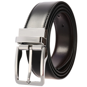 Quần jeans sang trọng váy thắt lưng nam xoay khóa chính hãng Thắt lưng da đảo ngược - Product Image 2