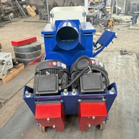 Machine de sablage certifiée CE pour la finition des surfaces, facile à utiliser, avec dépoussiéreur intégré pour les chaussées et les pistes en caoutchouc