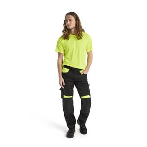 BLAKLADER - 155618609933D120 Pantalones sin bolsillos para uñas Negro/Amarillo-EAN 7330509765494 PANTALONES DE TRABAJO DE CARGA - Product Image 3