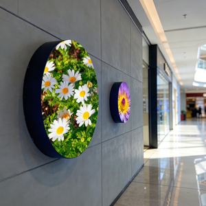 Écran LED circulaire à large angle de vue 3840Hz à haute fréquence de rafraîchissement, plaque LED P2 de 1,5 m pour la publicité et la décoration, compatible Ethernet/WiFi - Product Image 2