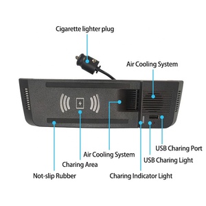 Cargador sin cables para teléfono móvil, almohadilla de carga rápida, 15W, 5 <span class=keywords><strong>S5</strong></span> R5 A6 C7 S6 A6 A7 - Product Image 2