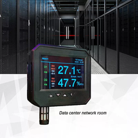 Servidor web remoto RJ45 Puerto RS485 de temperatura y humedad sensor de modbus mqtt tcp, udp PoE industrial temperatura humi monitor