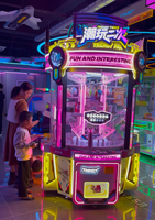Jeu d'arcade à monnayeur 4 places en îlot, modèle Trendy Toy Secondary, pour l'interaction familiale, adapté aux centres de jeux vidéo