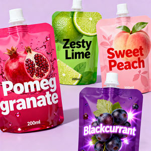 Sac d'emballage PET/LDPE/VM personnalisé avec bec verseur pour jus boisson lait et gelée pour enfants sac en aluminium durable - Product Image 3