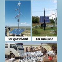 Éolienne de type M 400W 12V, petite éolienne, énergie éolienne photovoltaïque, système hybride éolien-solaire multi-tension (12V/24V/48V)