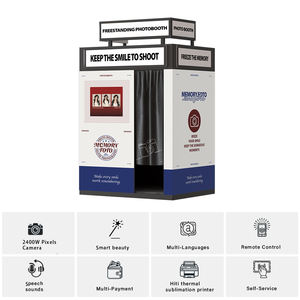 Nuevo estilo Selfie Photo Booth Pantalla táctil de 21,5 pulgadas DSLR Photo Booth Múltiples marcos Photo Booth Machine con cámara - Product Image 4